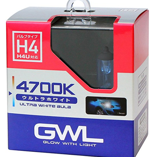 ミラリード(MIRAREED) ハロゲンバルブ GWL ウルトラホワイトバルブ H4 4700K 【車検対応】 S1407